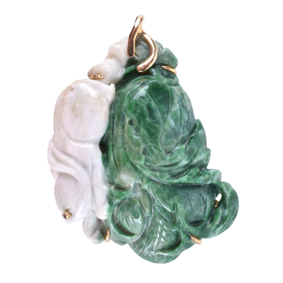 Chinese Carved Jade Pendant