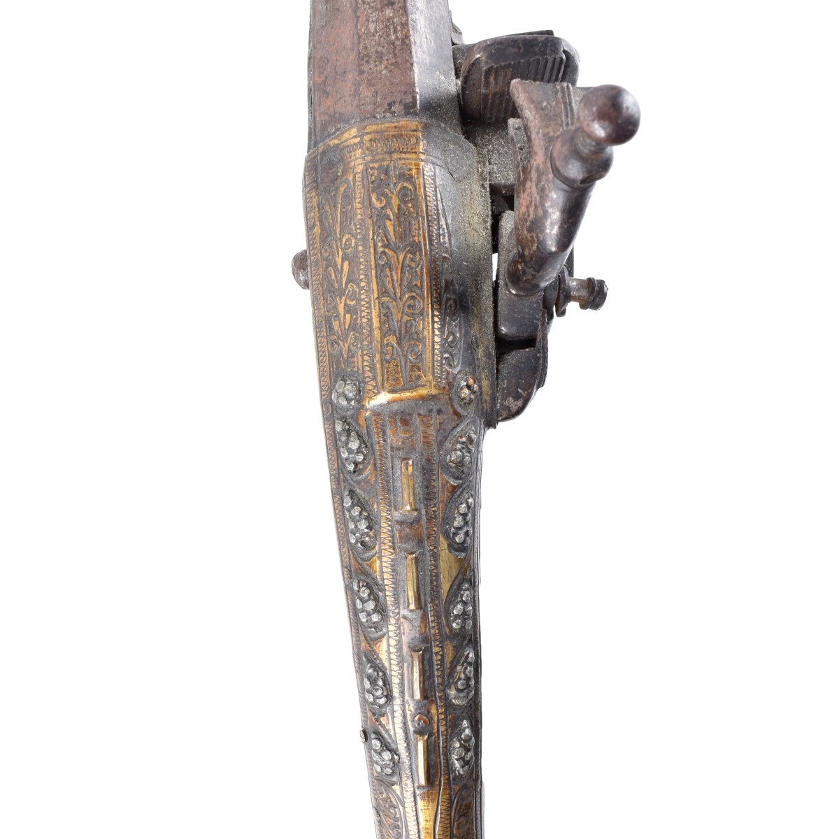 Pair of Ottoman Style Miquelete Lock Pistols