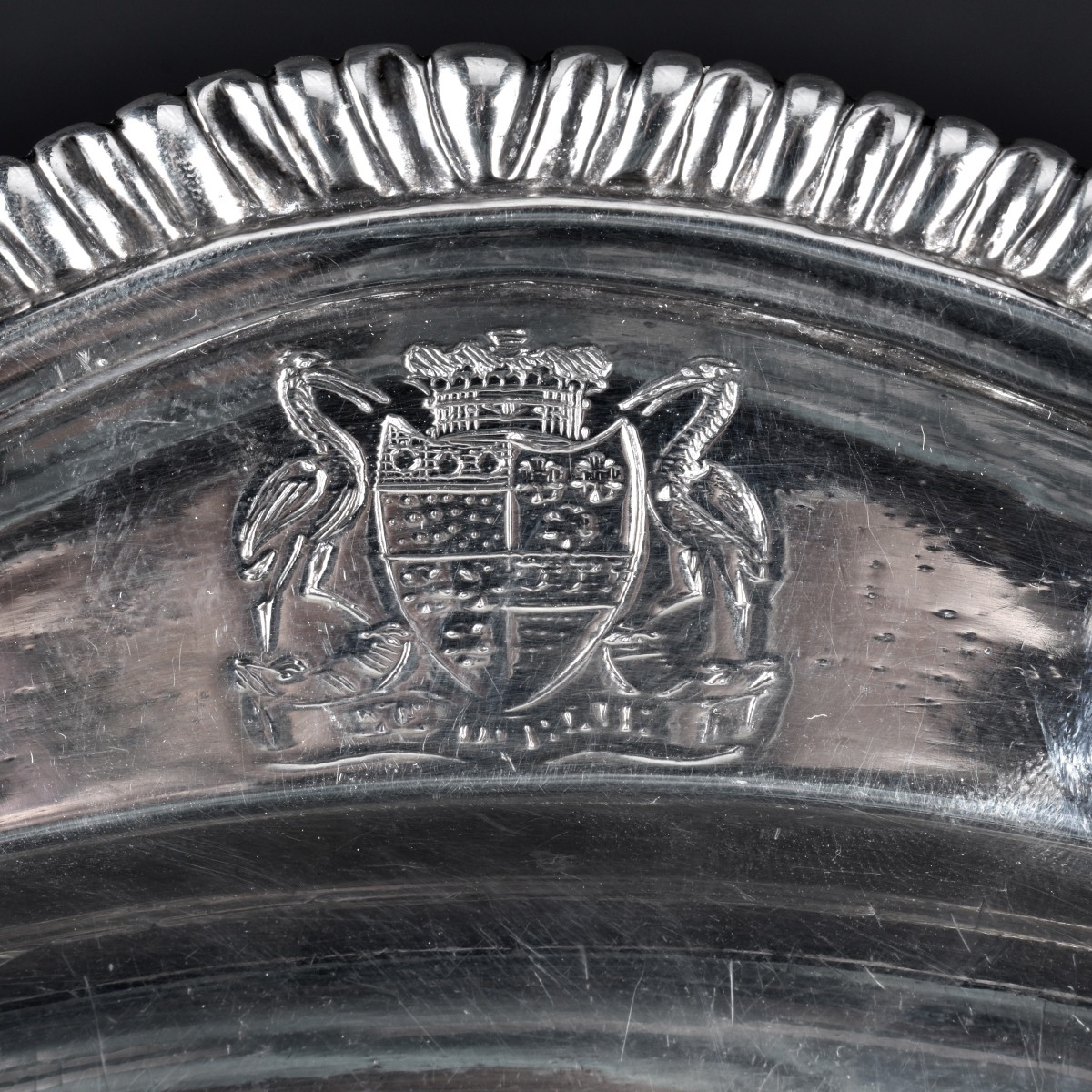 Pair of English Sterling Silver Oval Dishes