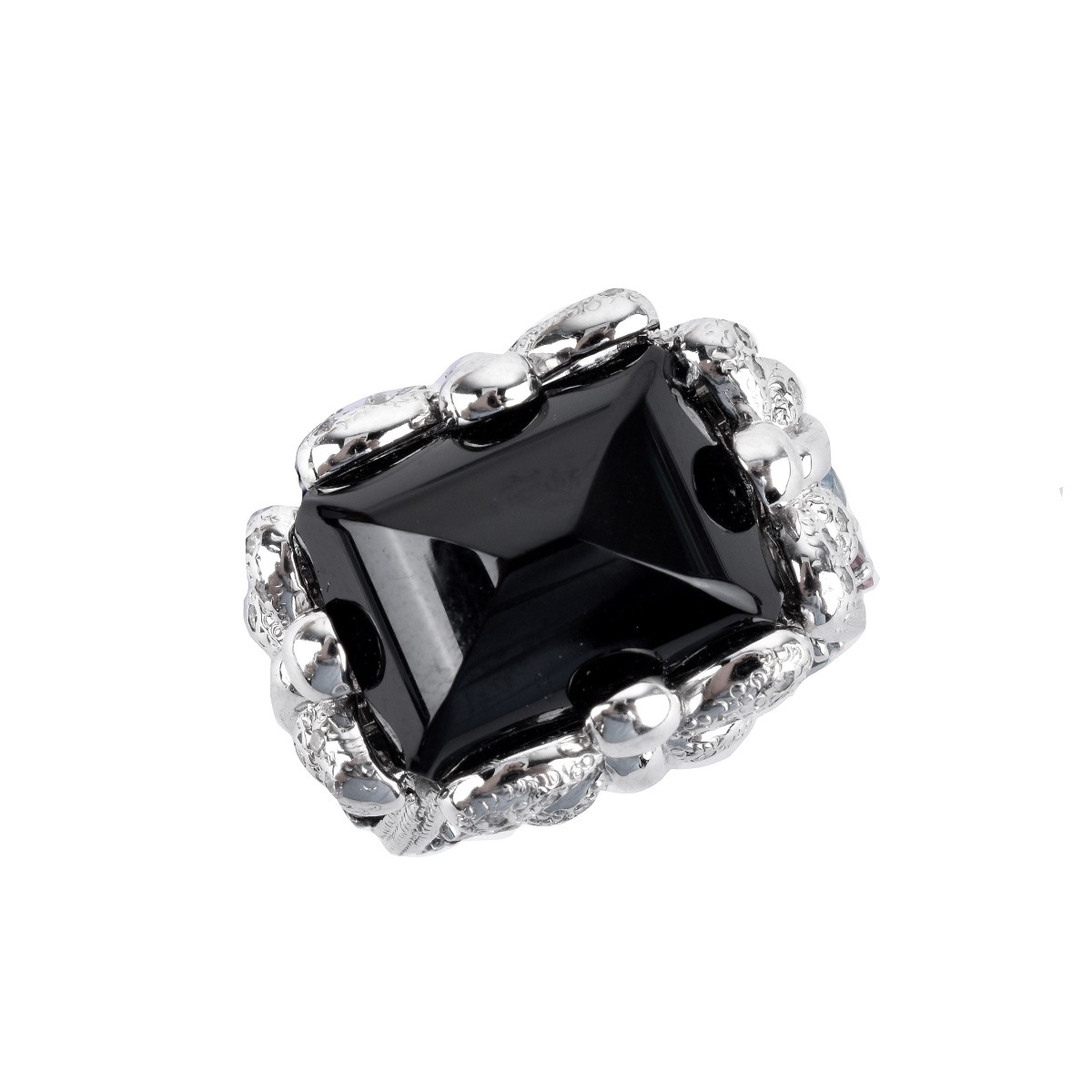 Onyx, Multi-Gemstone 18K Ring