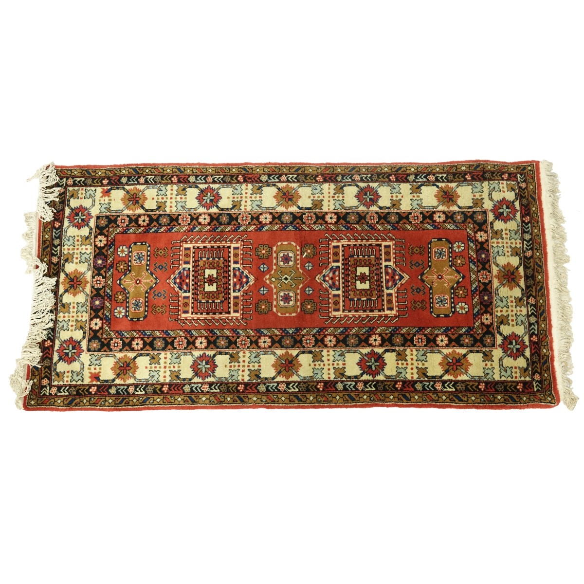Semi Antique Persian Style Wool Rug