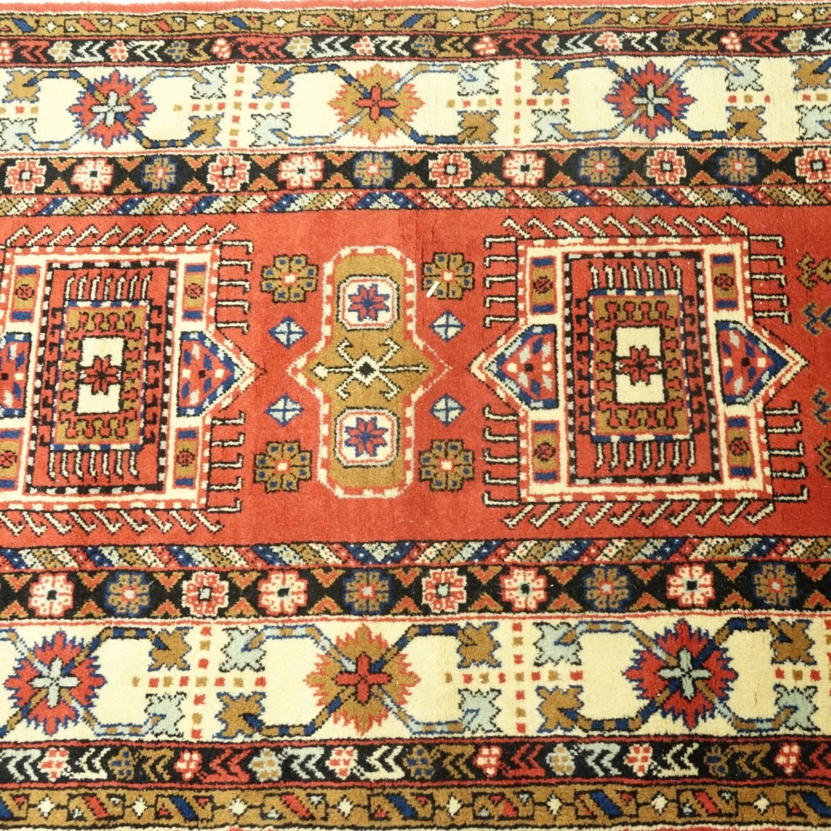 Semi Antique Persian Style Wool Rug