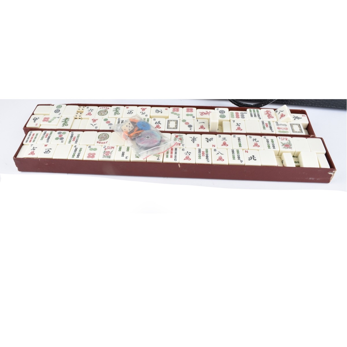 Vintage Mahjong Set in Hard Case