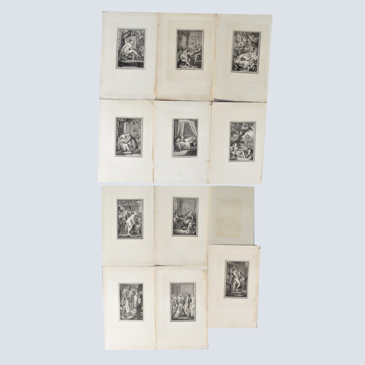 Eleven Erotic Engravings