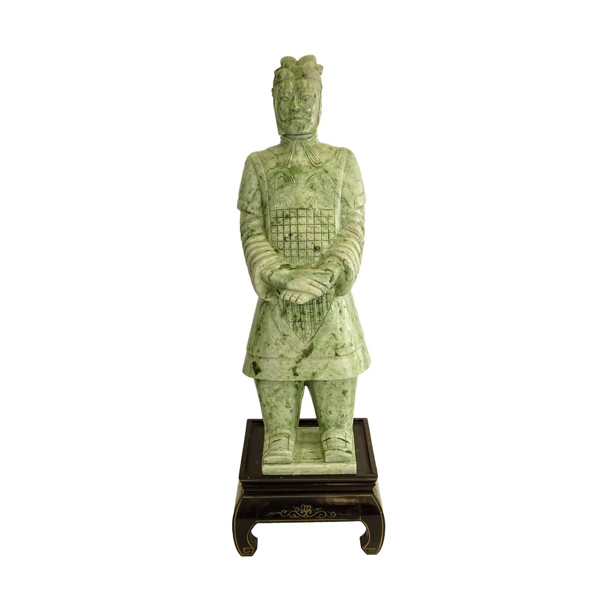 Large and Heavy Chinese Carved Jade Figure of A Ma