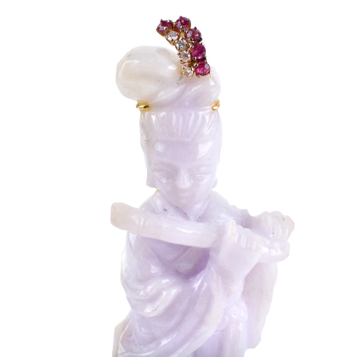 Chinese Lavender Jade Carving