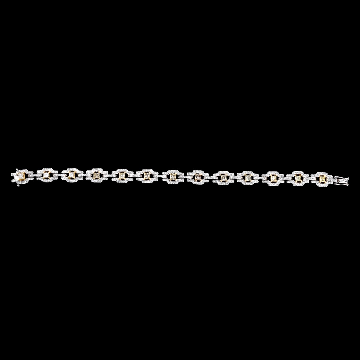 4.45ct TW Diamond and 18K Bracelet