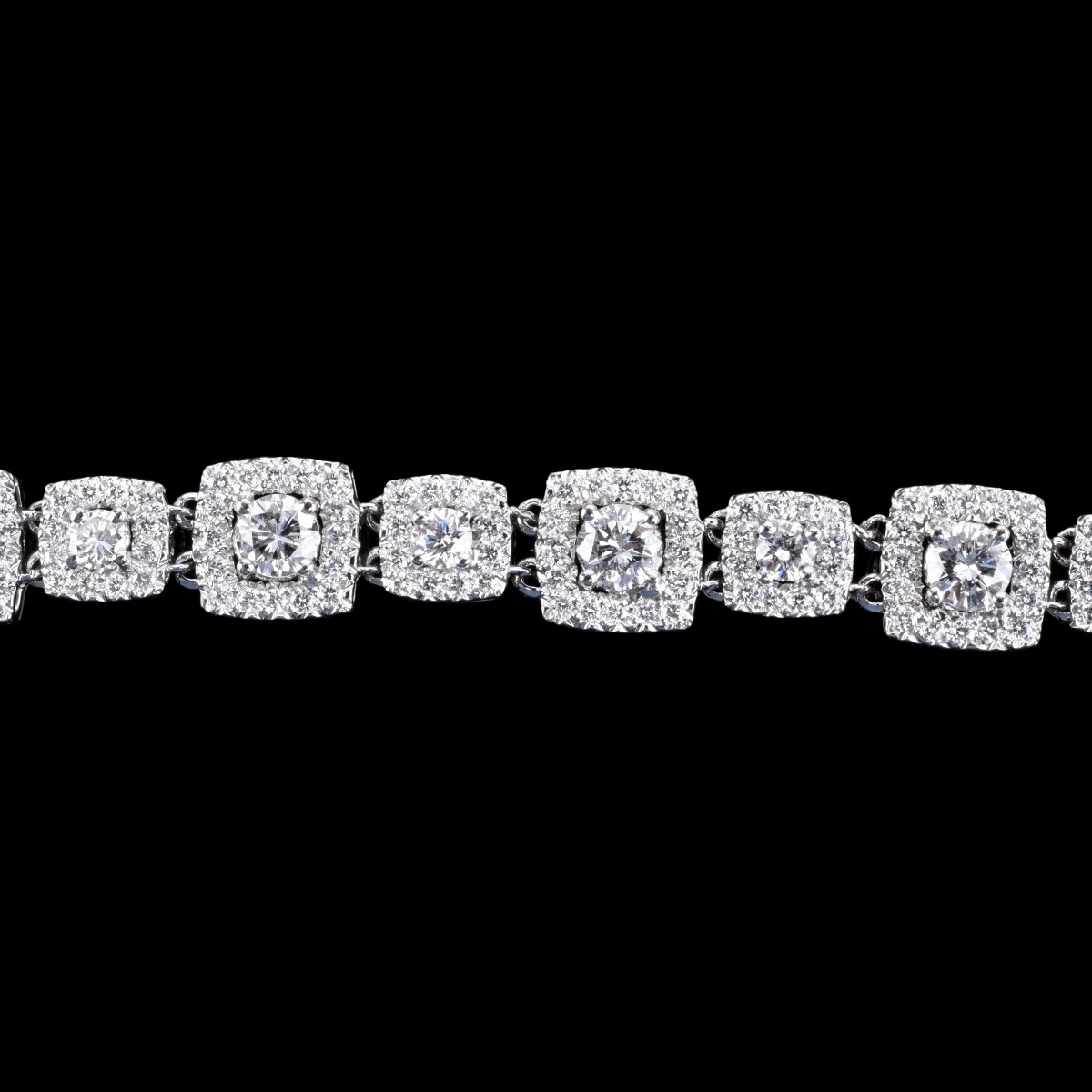 7.95ct TW Diamond and 18K Bracelet