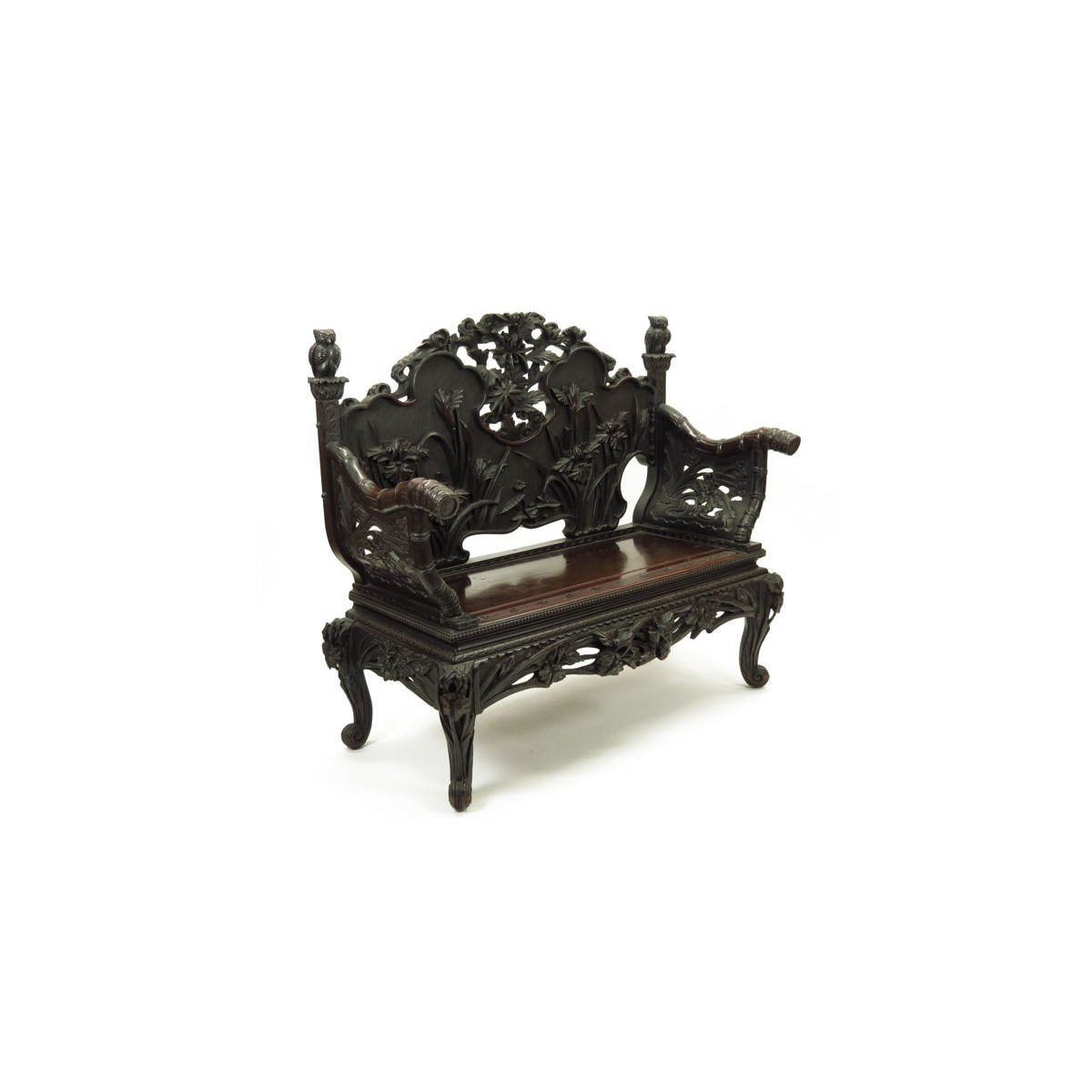 Japanese Export Hardwood Bench