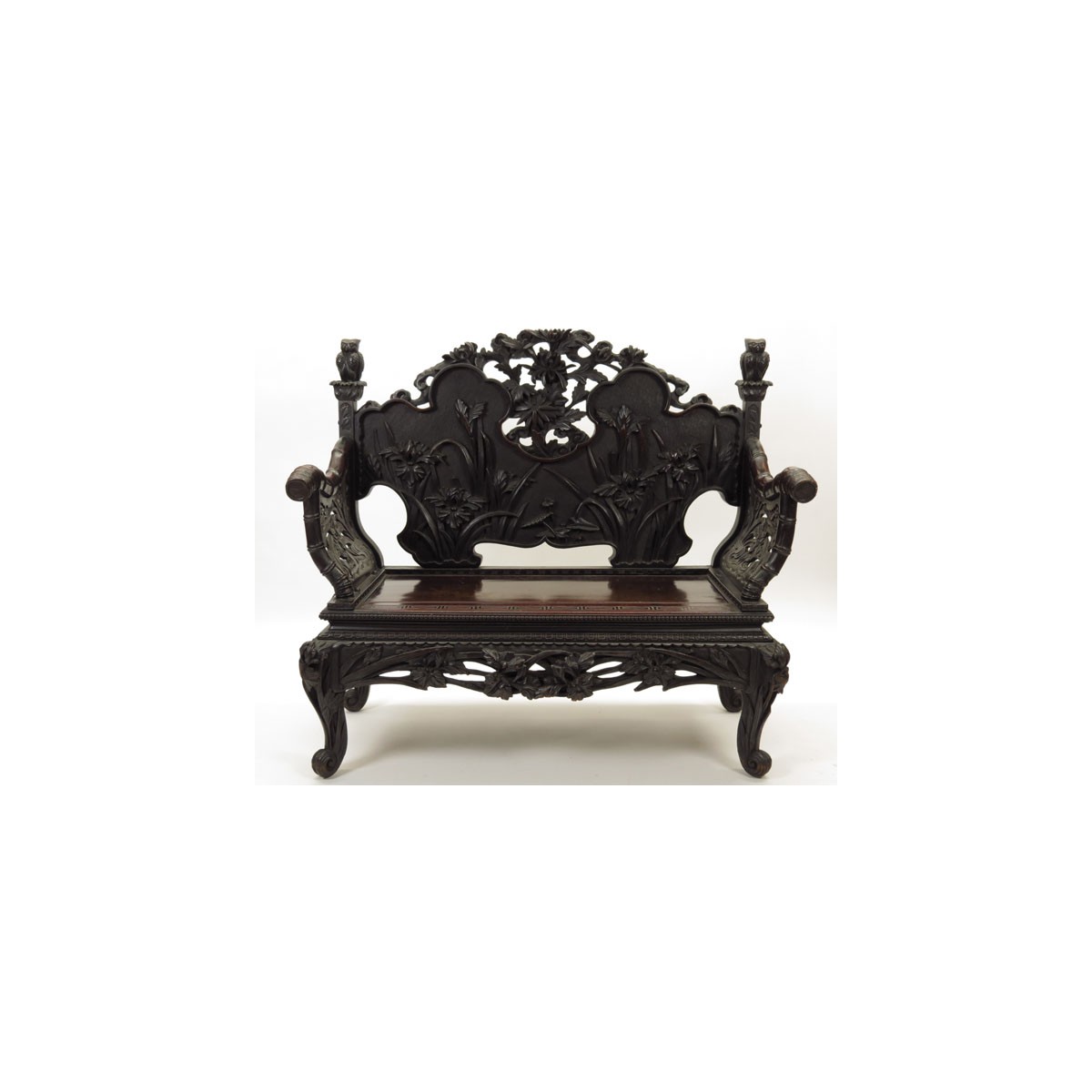 Japanese Export Hardwood Bench