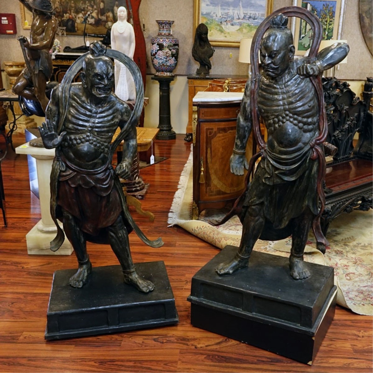 Japanese Bronze & Metal Sculptures