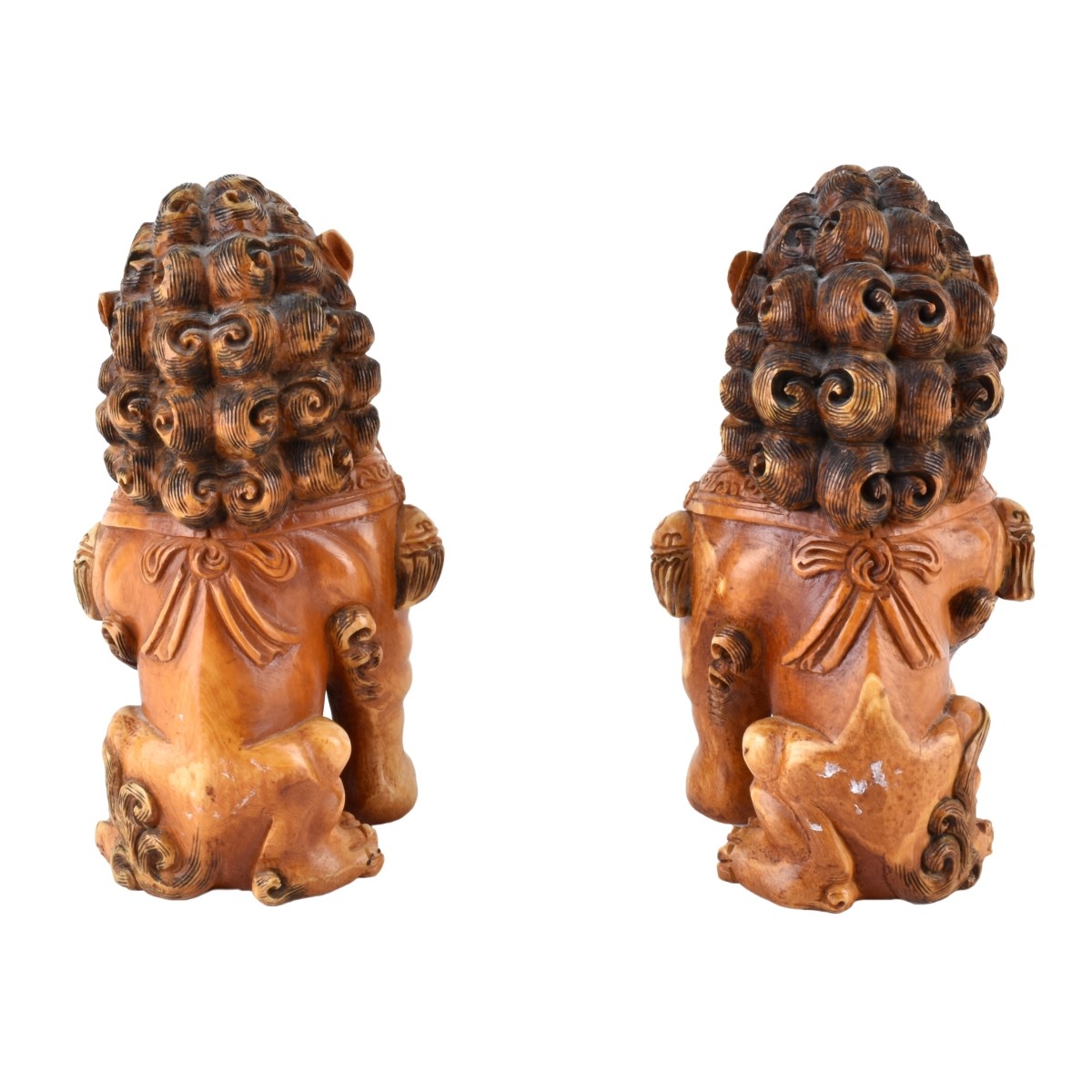 Chinese Carved Jade Buddhist Lions