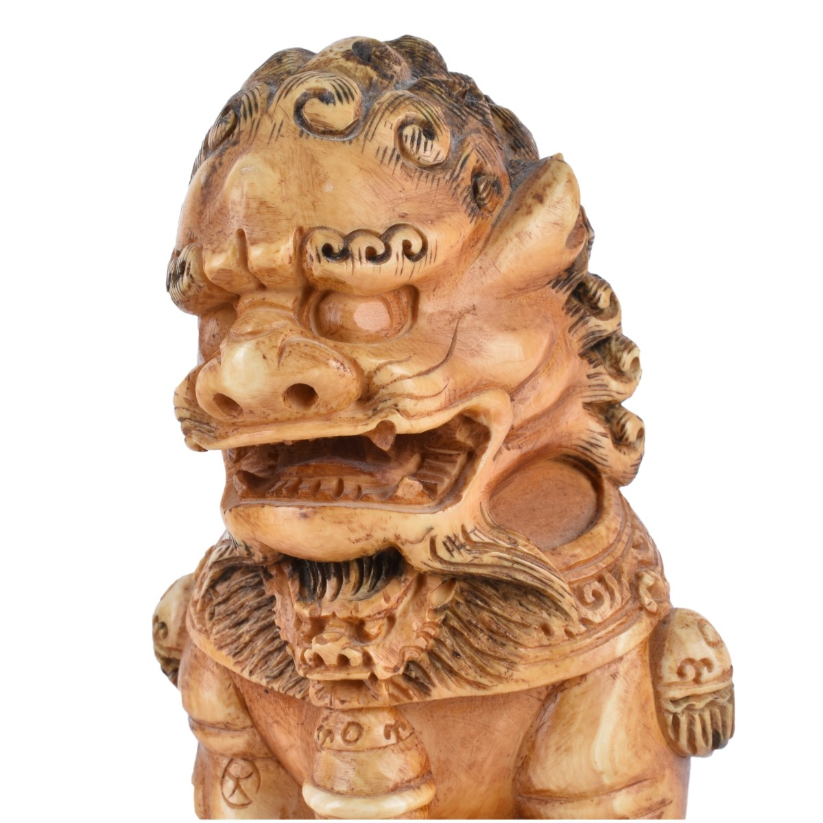 Chinese Carved Jade Buddhist Lions