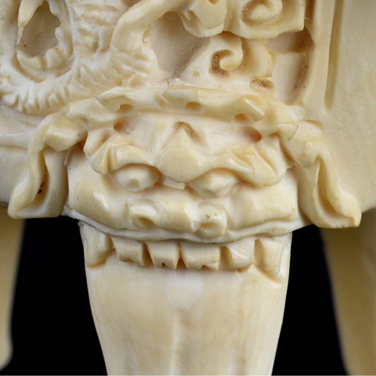 19th Century Chinese Carved Ivory Urn