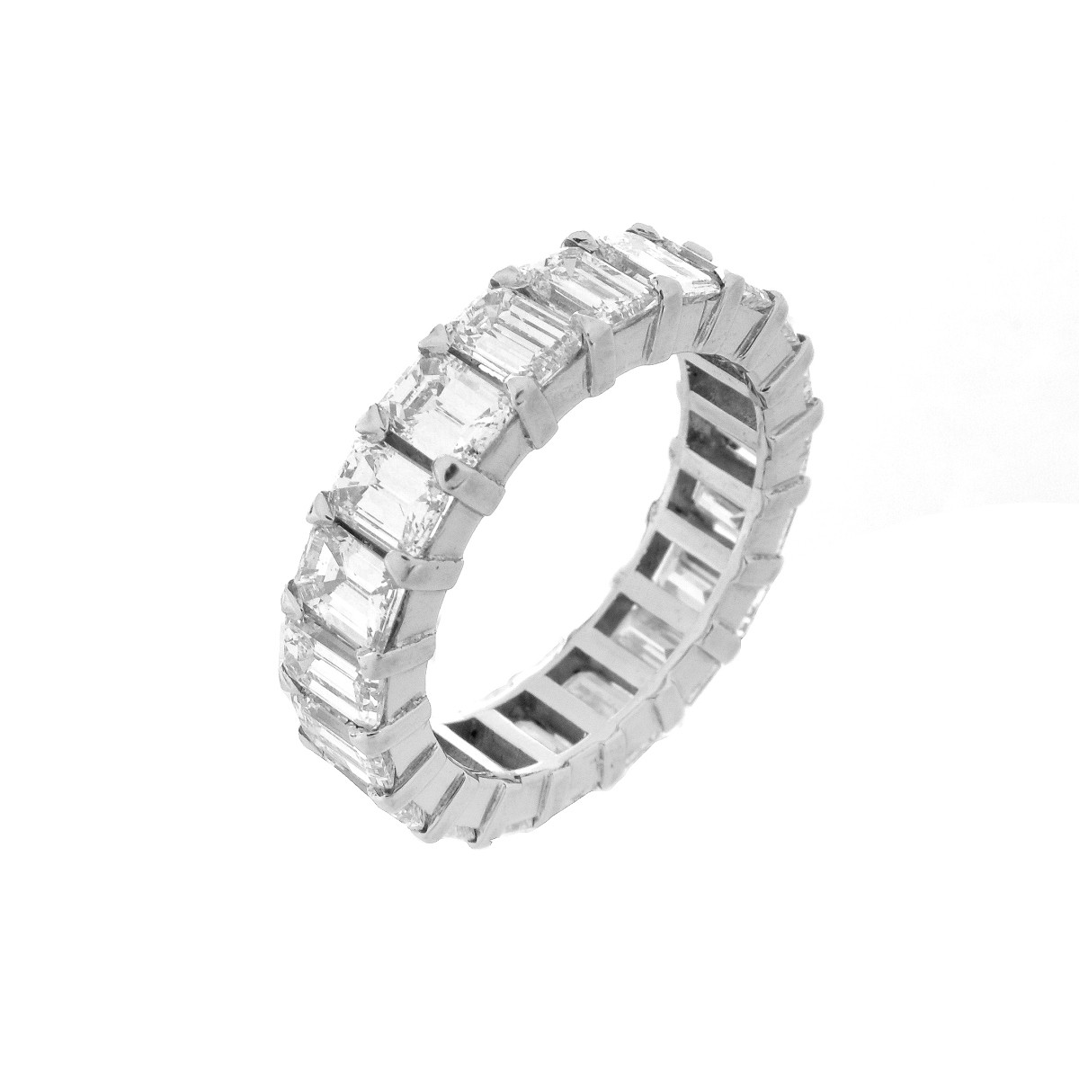 6.0ct TW Diamond and Platinum Eternity Band