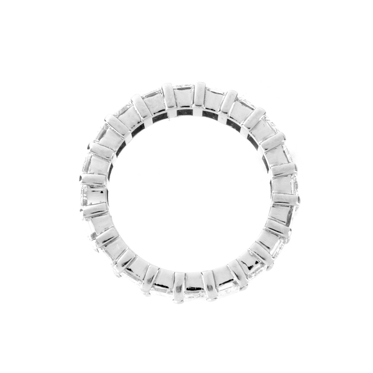 6.0ct TW Diamond and Platinum Eternity Band