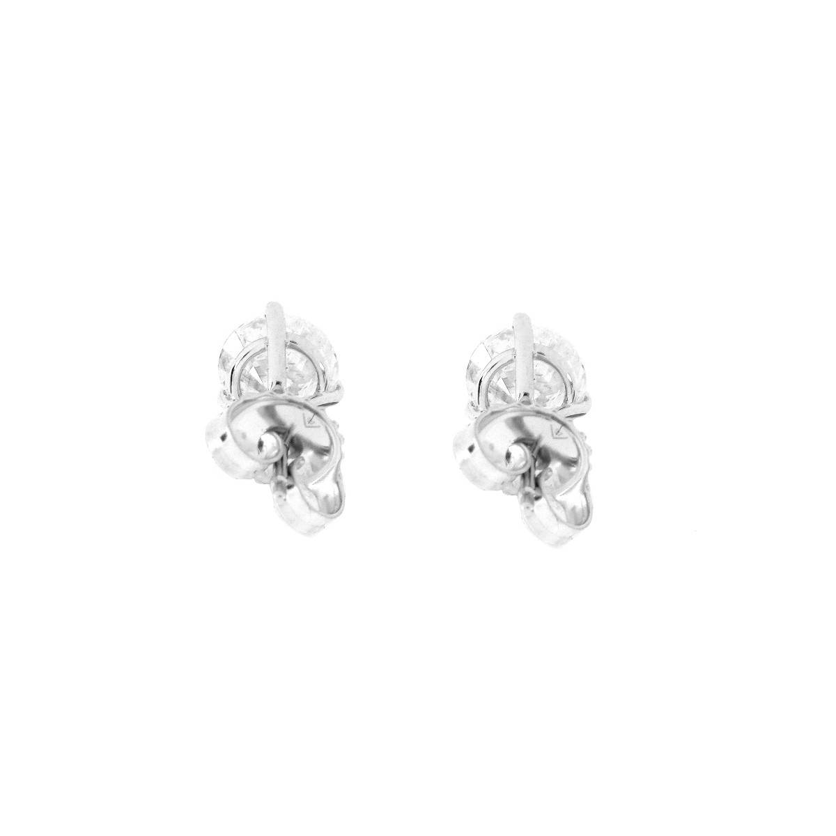 2.01ct TW Diamond and 14K Ear Studs