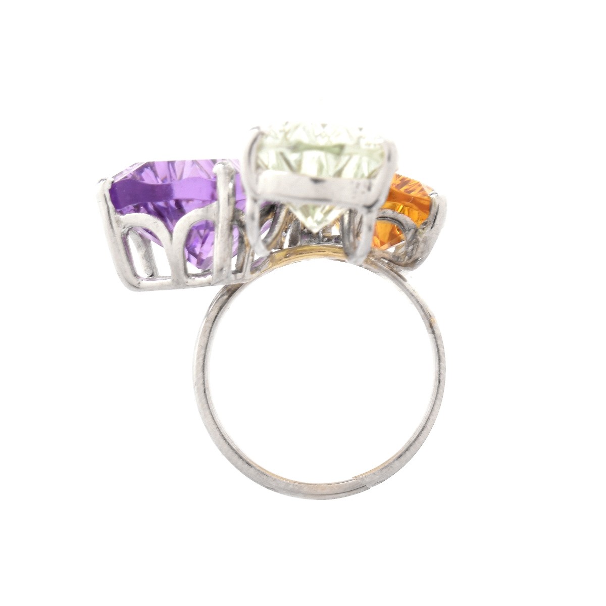 Contemporary Gemstone 18K Ring