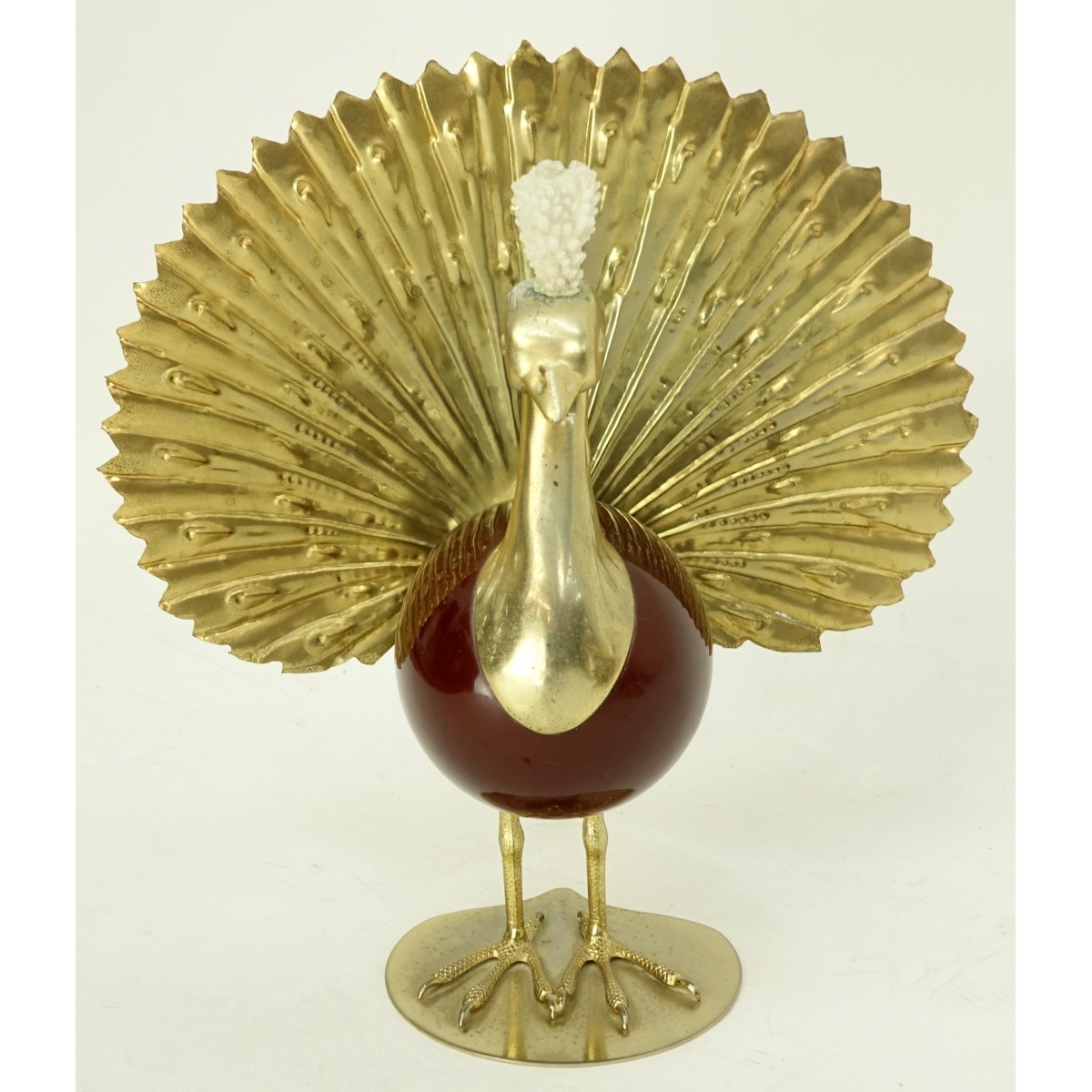 Antonio Pavia Ostrich Egg Bird Sculpture