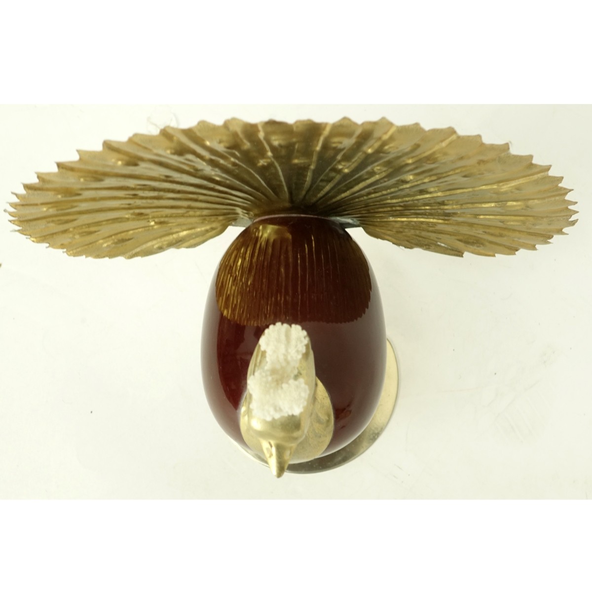 Antonio Pavia Ostrich Egg Bird Sculpture