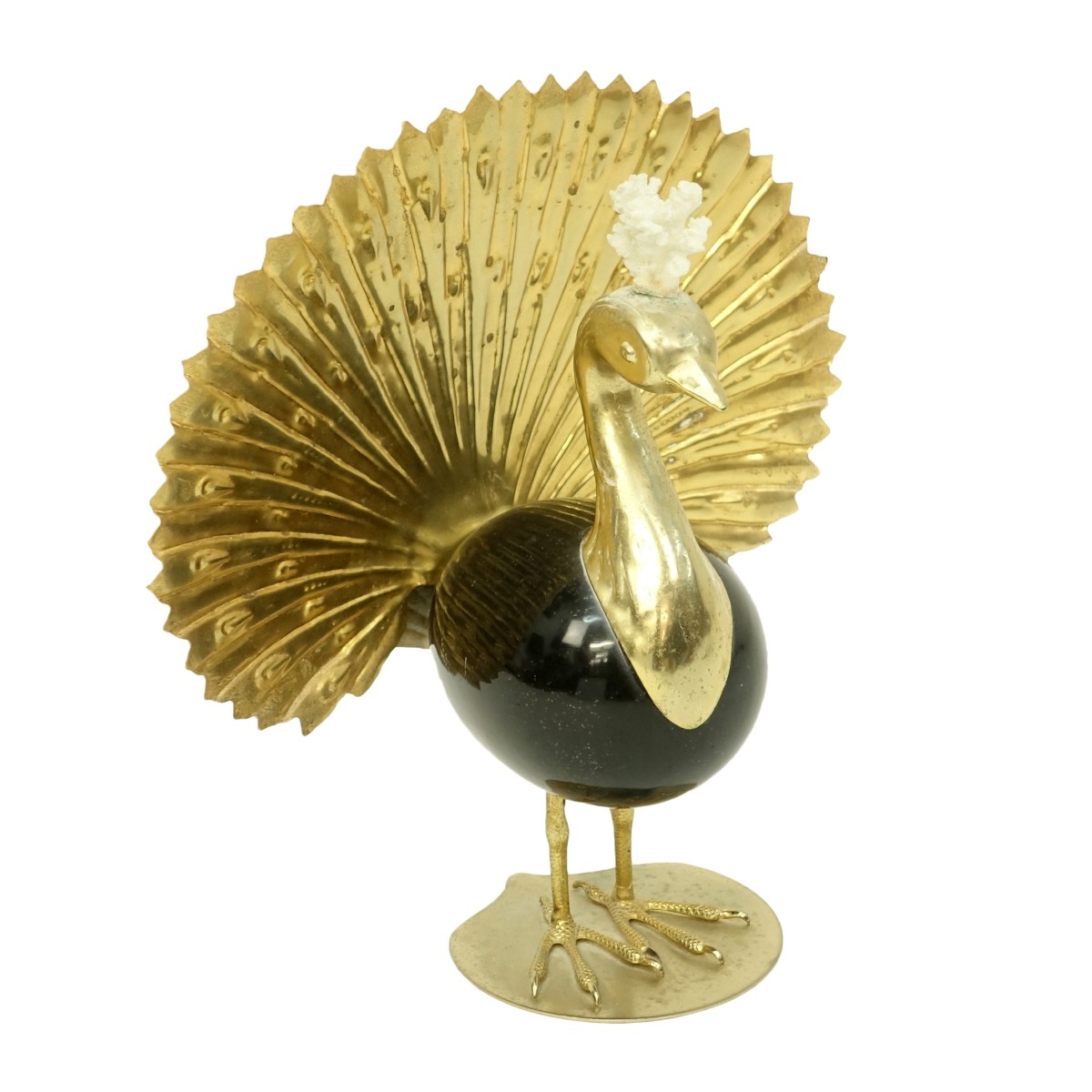 Antonio Pavia Ostrich Egg Bird Sculpture