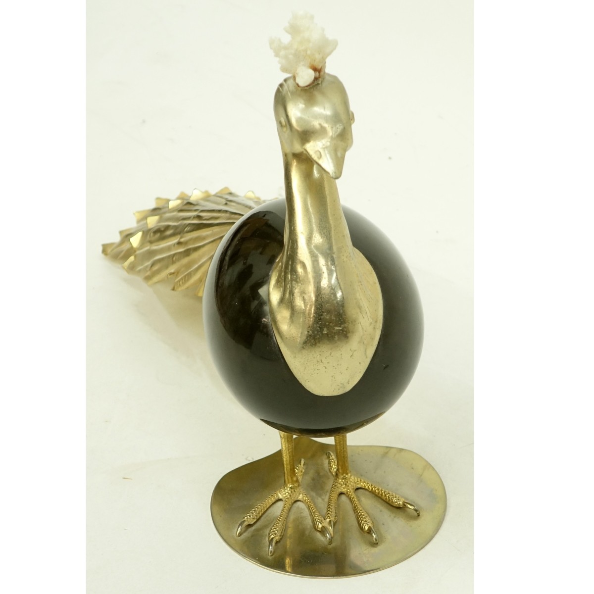 Antonio Pavia Ostrich Egg Bird Sculpture