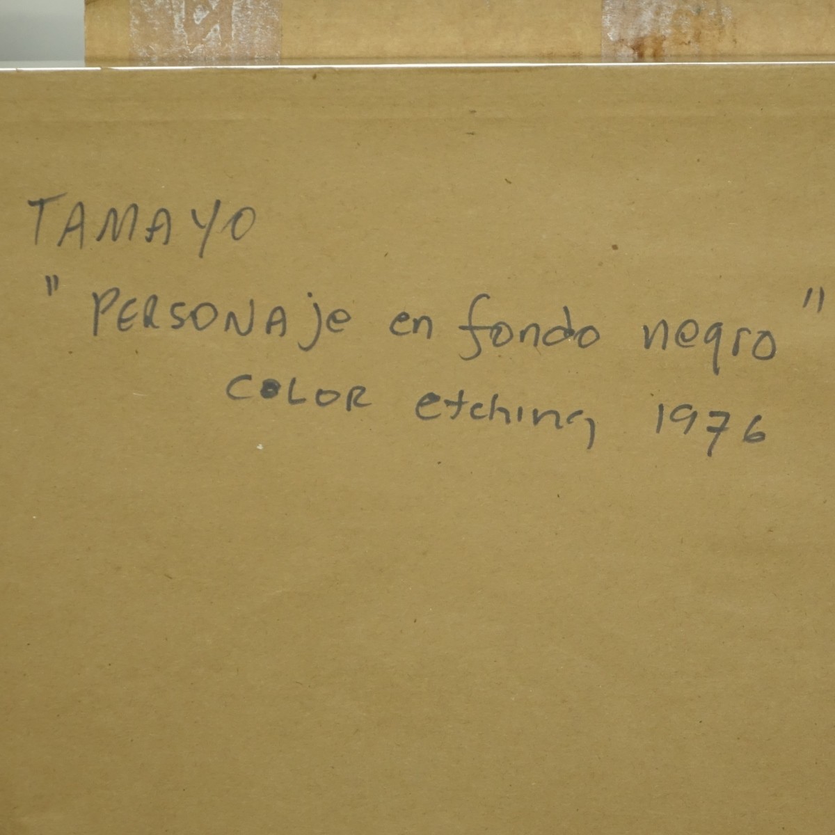Rufino Tamayo (1899-1991) Color Etching
