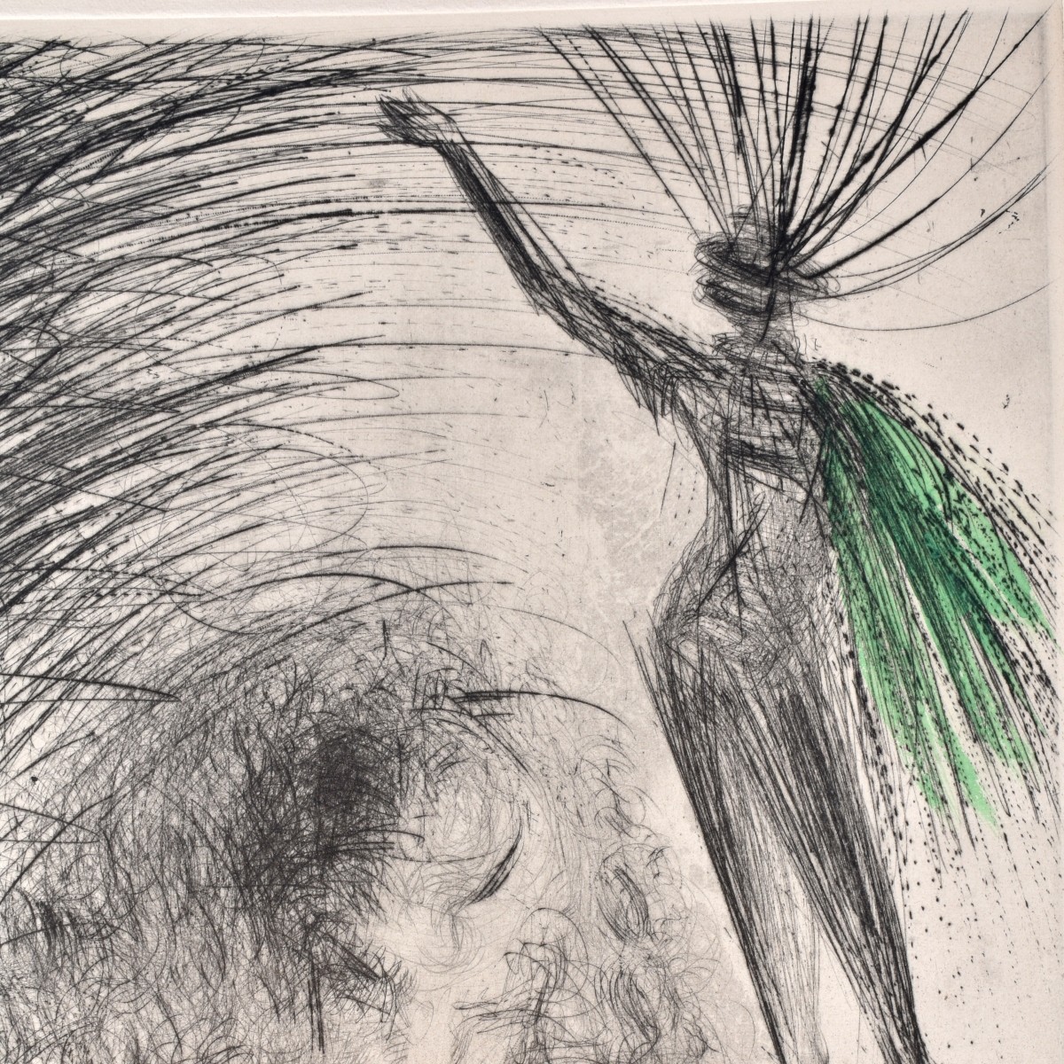 Salvador Dali (1904-1989) Drypoint Etching