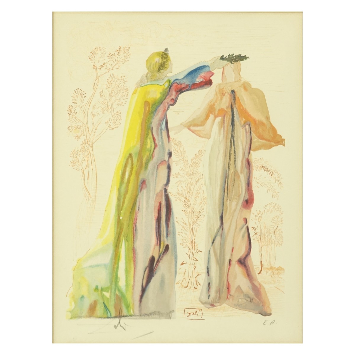 Salvador Dali (1904 - 1989) Color Lithograph