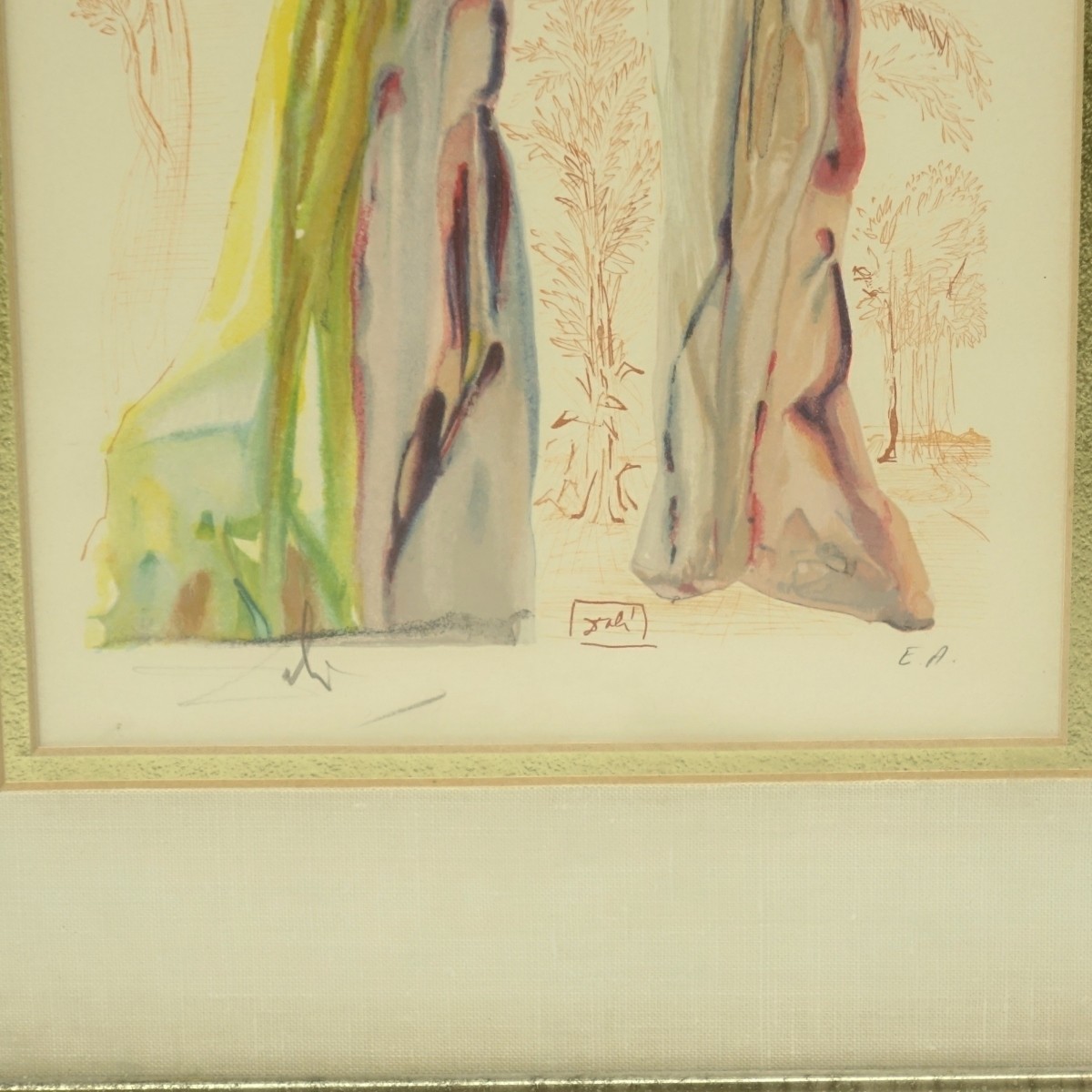 Salvador Dali (1904 - 1989) Color Lithograph