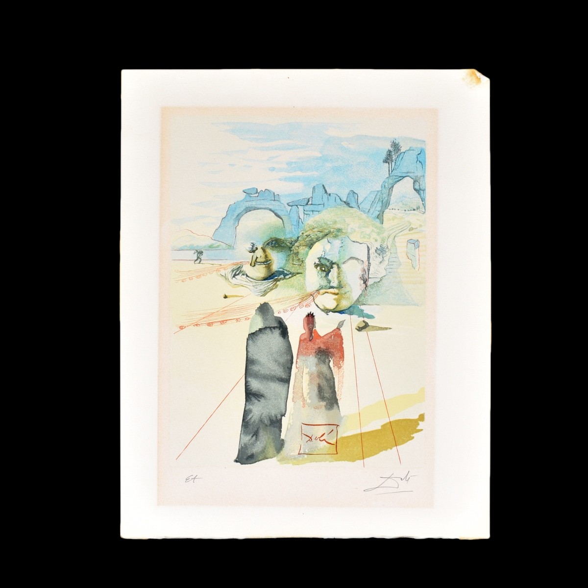 Salvador Dali (1904 - 1989) Color Engraving