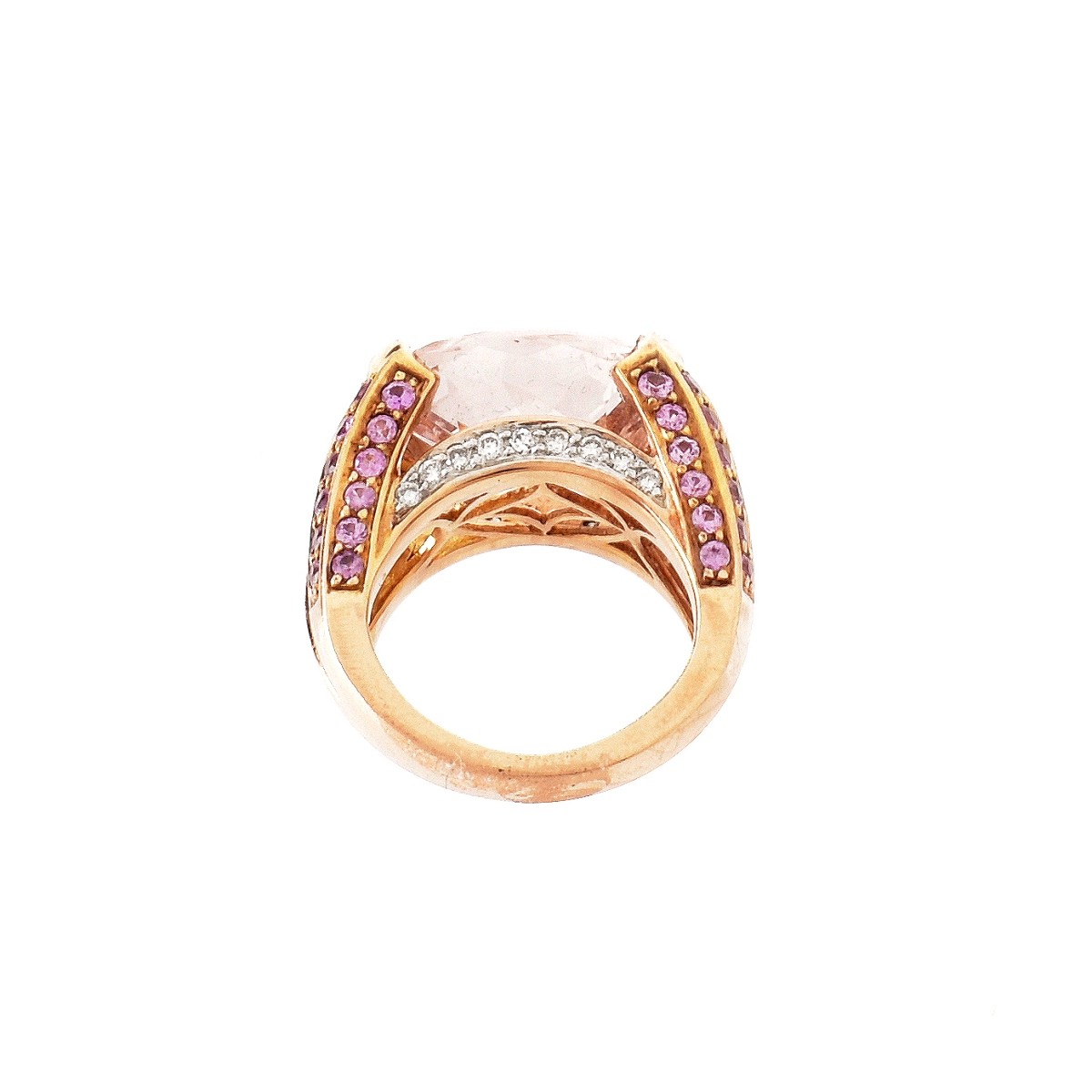 Morganite and 14K Ring