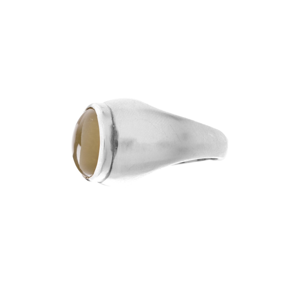 Man's Cat's Eye and 14K Ring