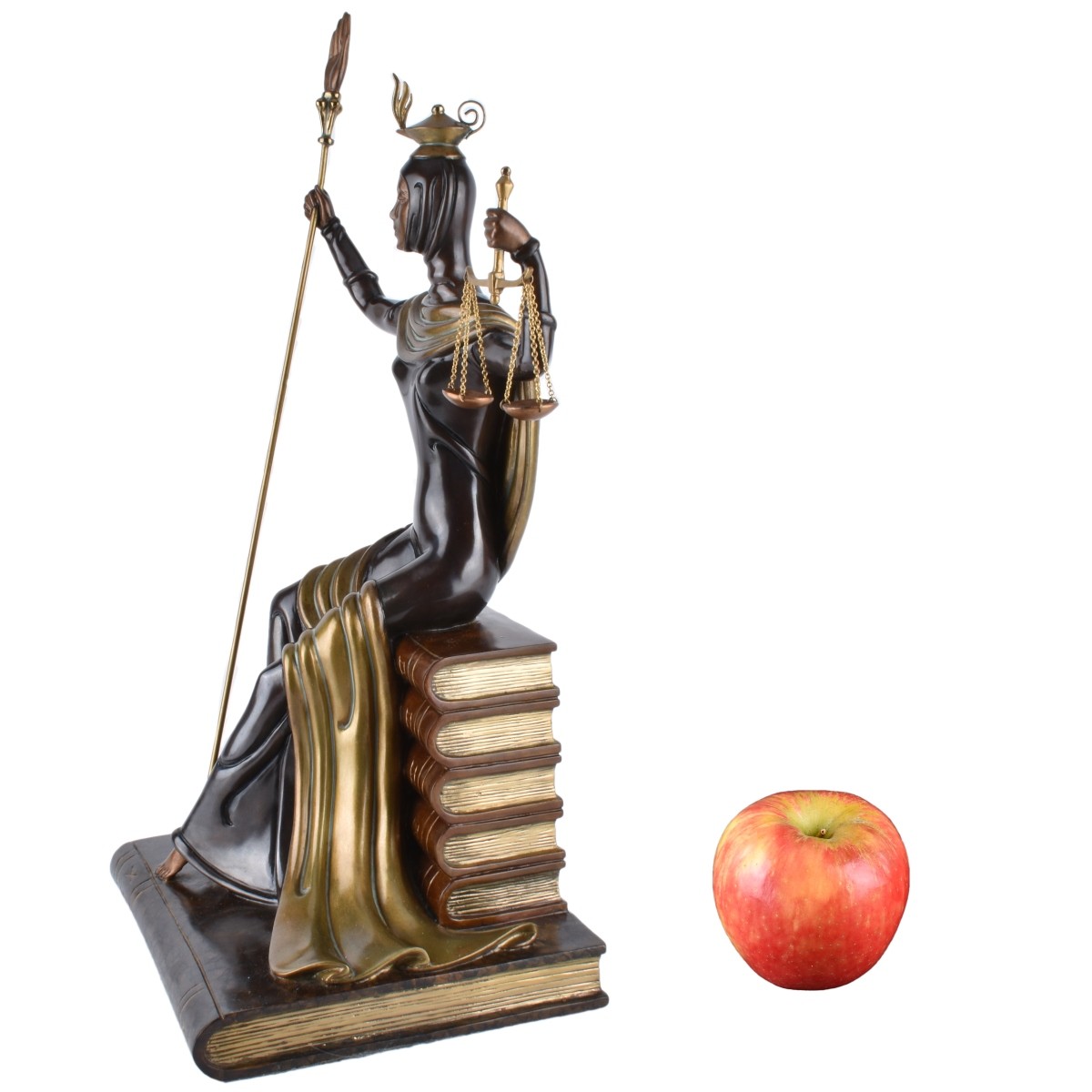 Erte (1892 - 1990) "Lady Justice" Bronze Sculpture