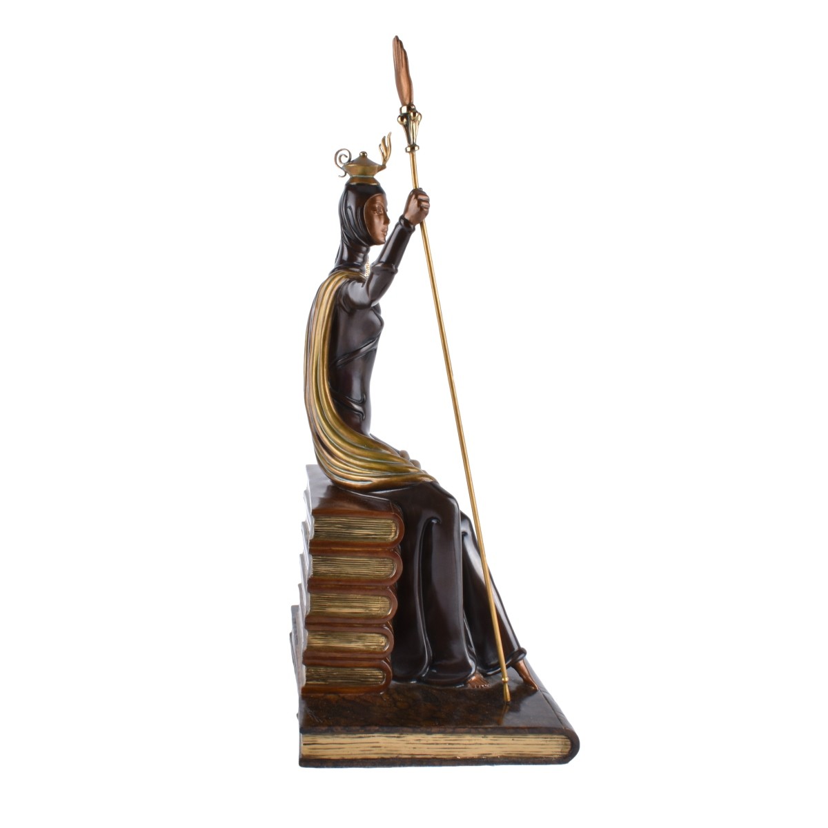 Erte (1892 - 1990) "Lady Justice" Bronze Sculpture