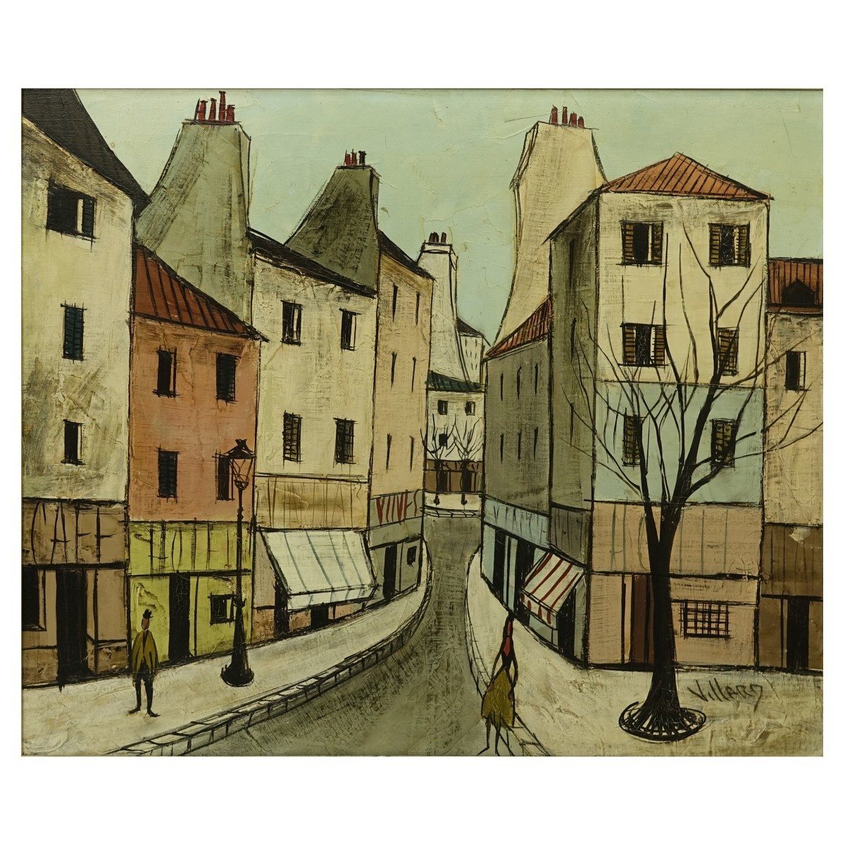 Charles Levier "Villard" (1920 - 2003) Oil/Canvas
