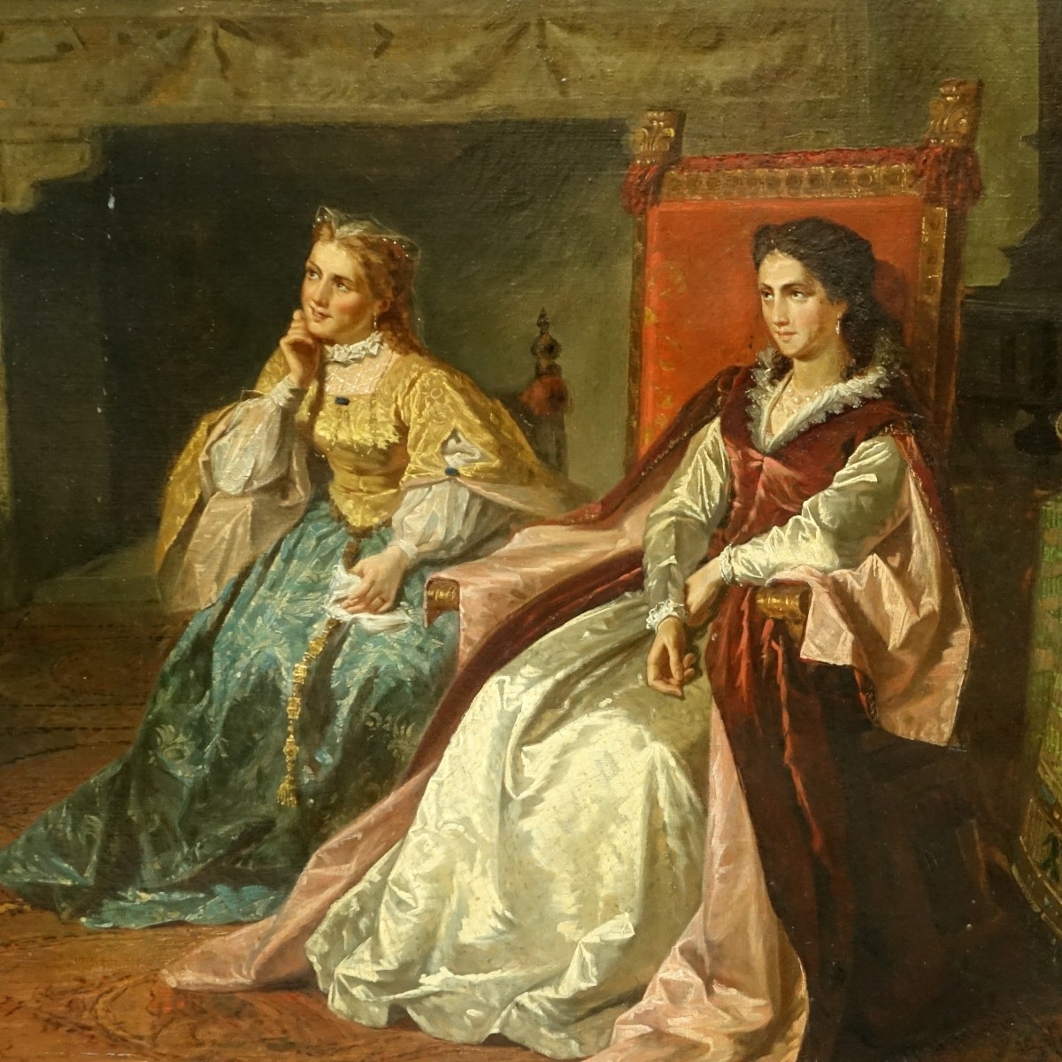 Guiliano Zasso (1833 - 1889) Oil/Canvas