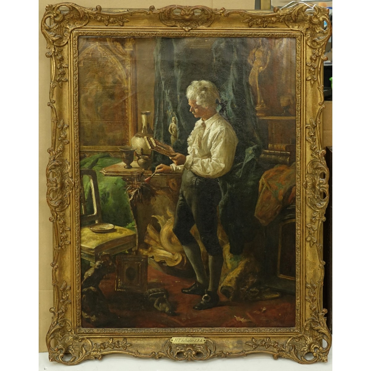 Henry Thomas Schafer (bef. 1854 - 1915) Oil/Canvas