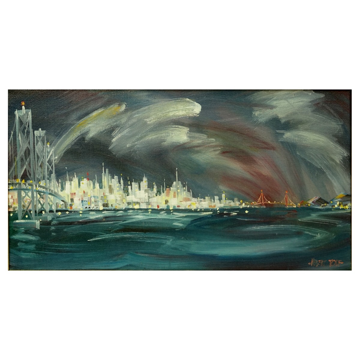 Albert Tolf, American (1911 - 1996) Oil on Canvas