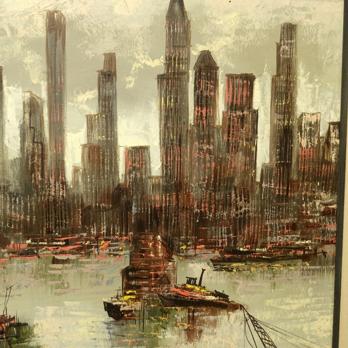 20th Century American School Oil on Canvas