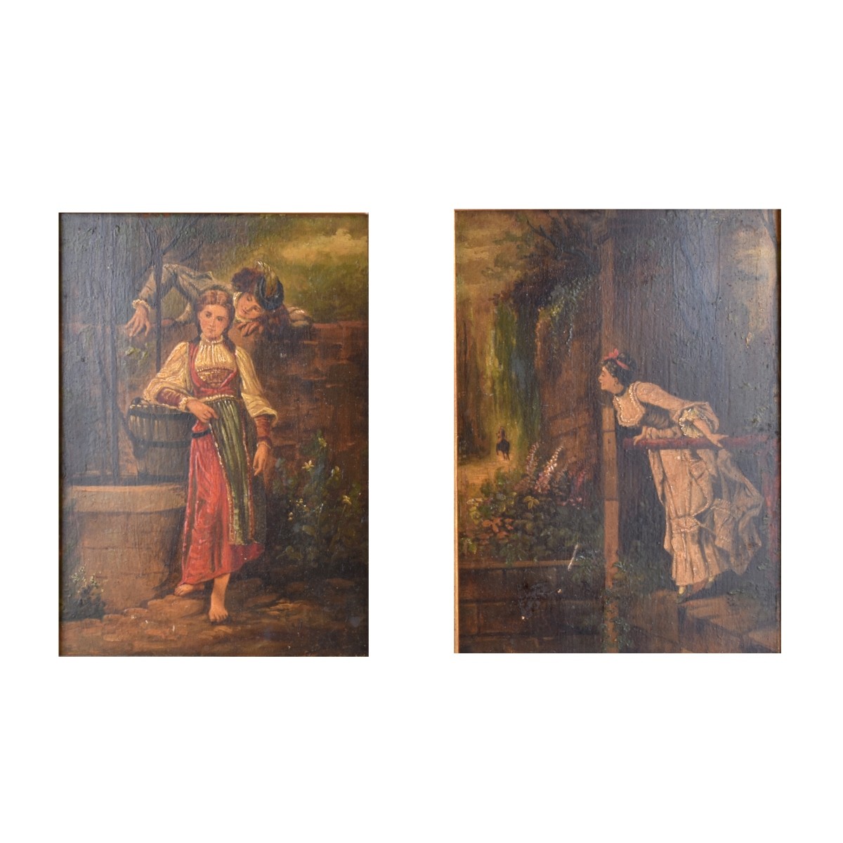 Pair of 19/20th Century Oil on Panels