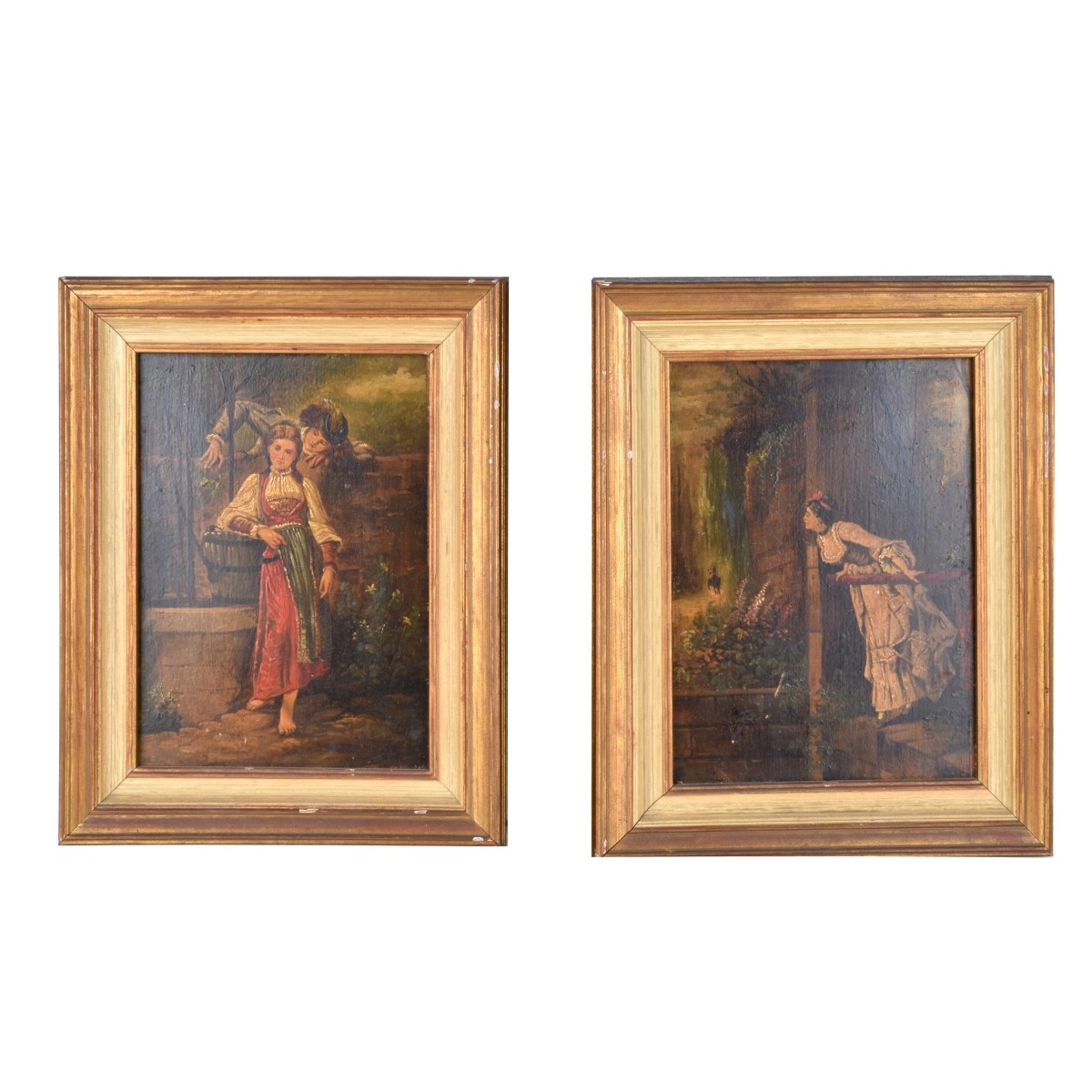 Pair of 19/20th Century Oil on Panels