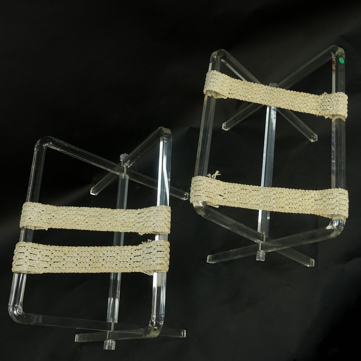 Charle Hollis Jones Style Acrylic Luggage Racks