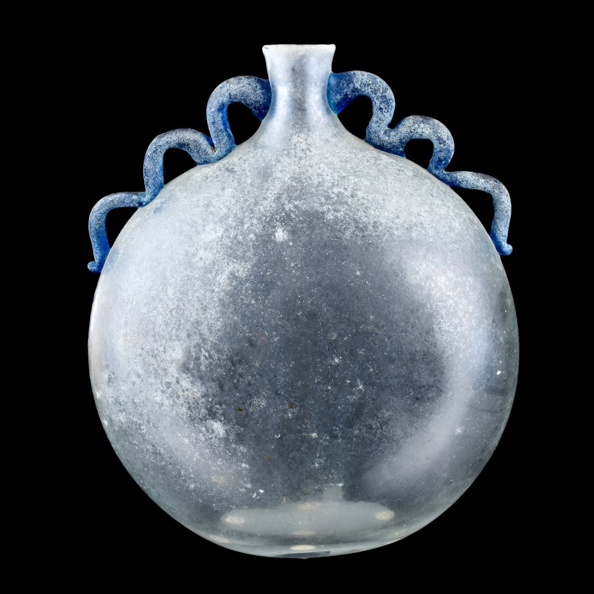 Karl Springer for Seguso Scavo Glass Vase