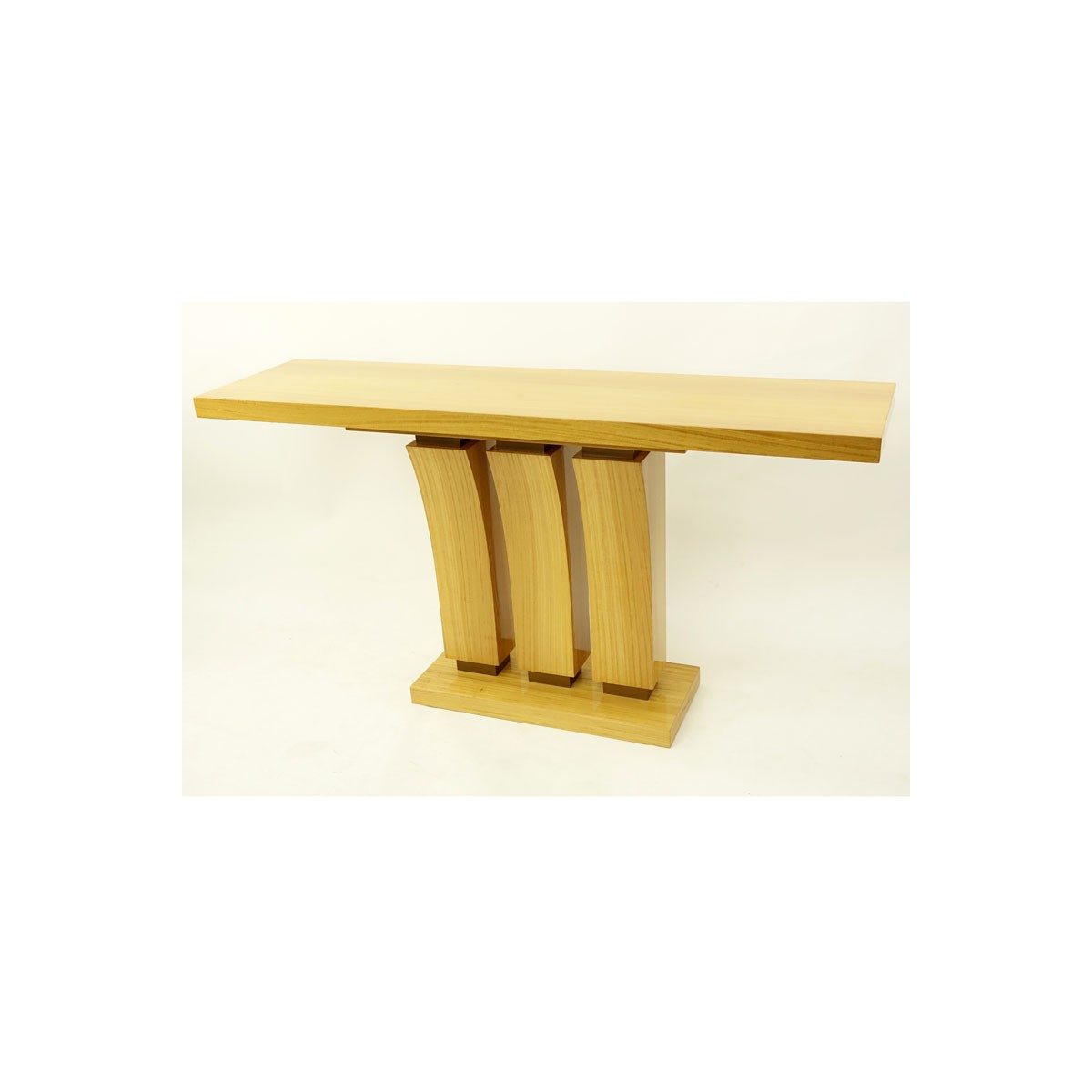 Art Deco Style Satinwood Console Table