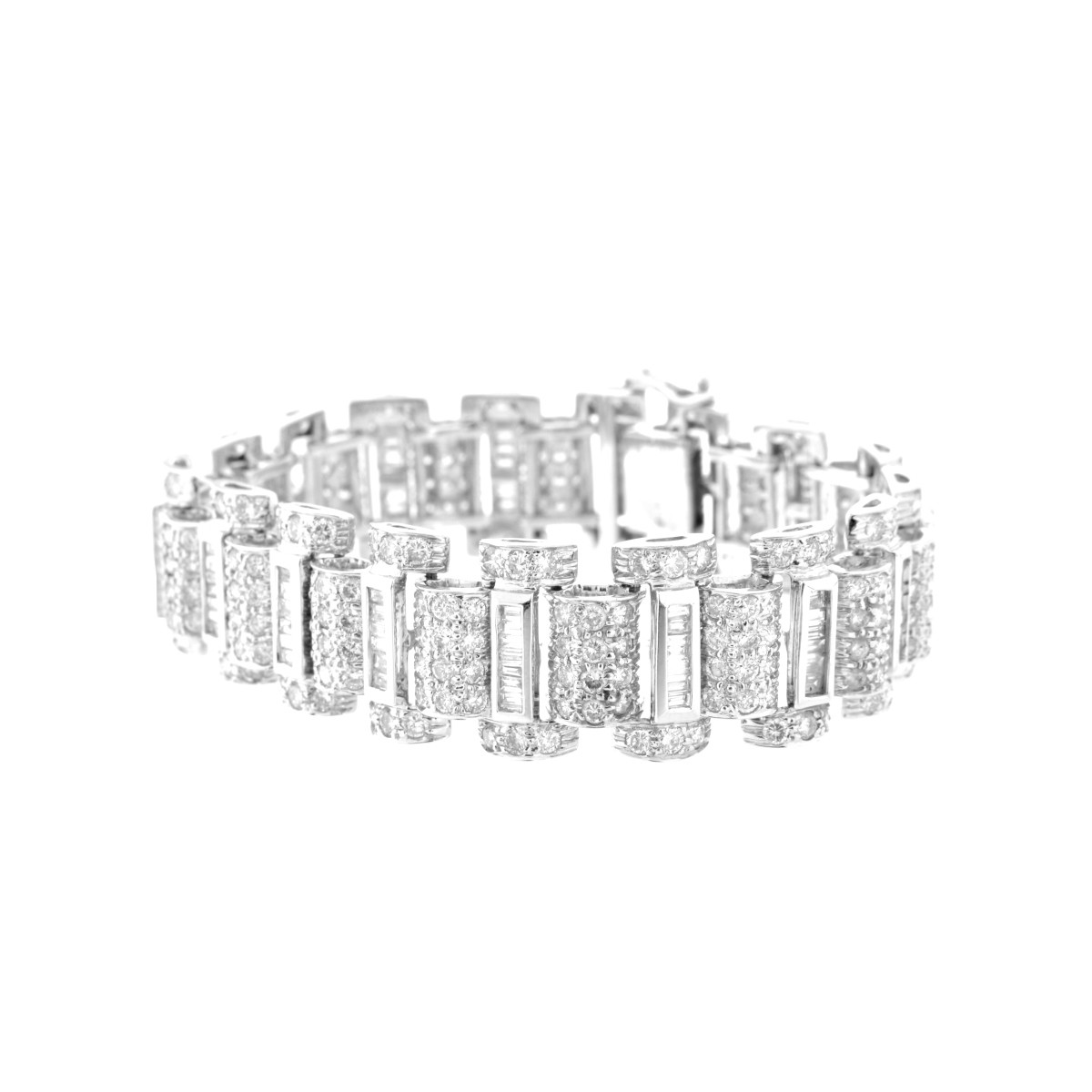 13.35ct TW Diamond and 18K Bracelet