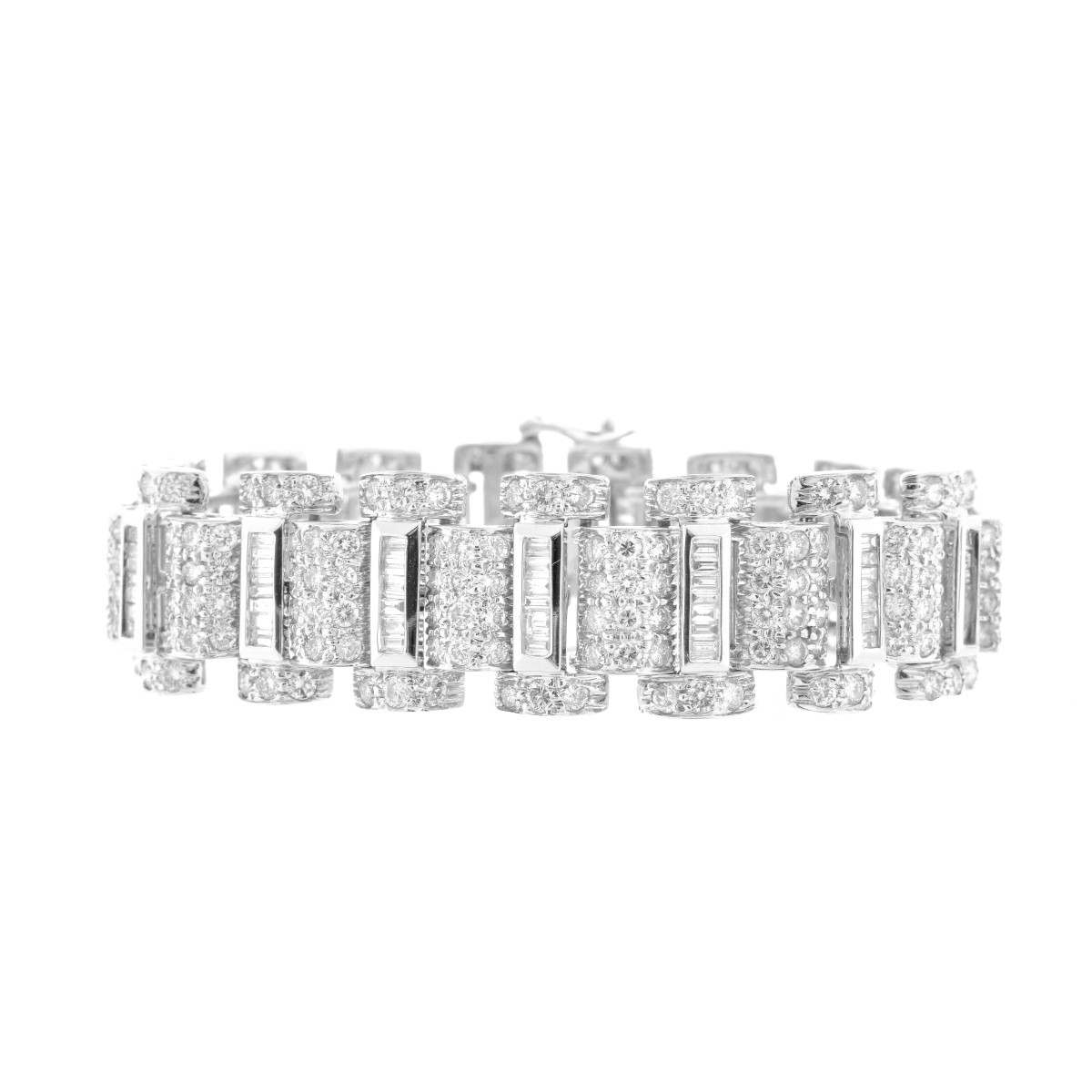 13.35ct TW Diamond and 18K Bracelet