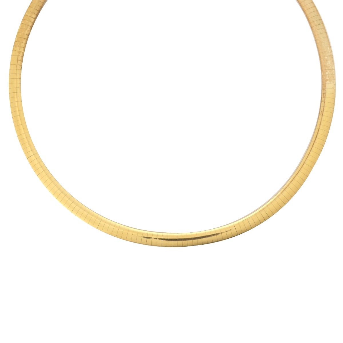 14K Omega Necklace