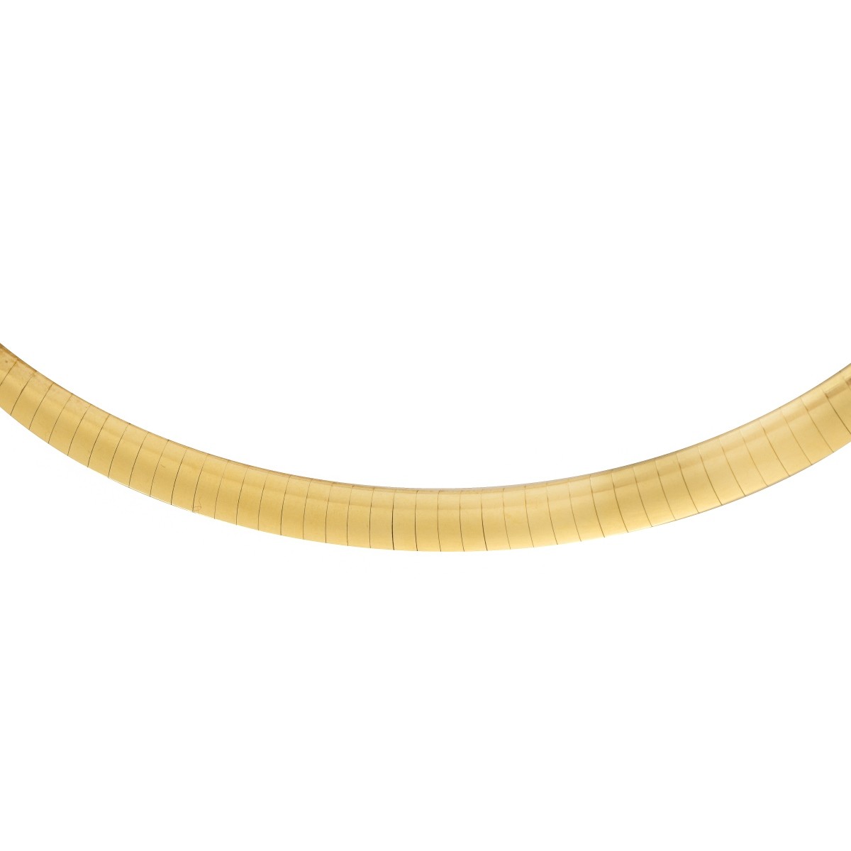 14K Omega Necklace