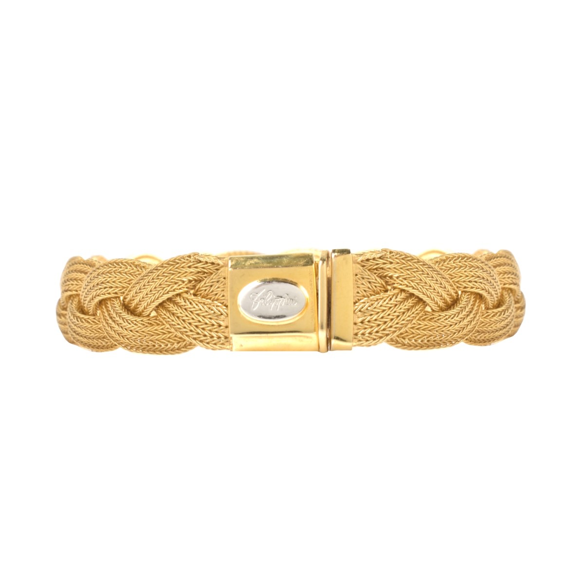 Italian 18K Mesh Bracelet